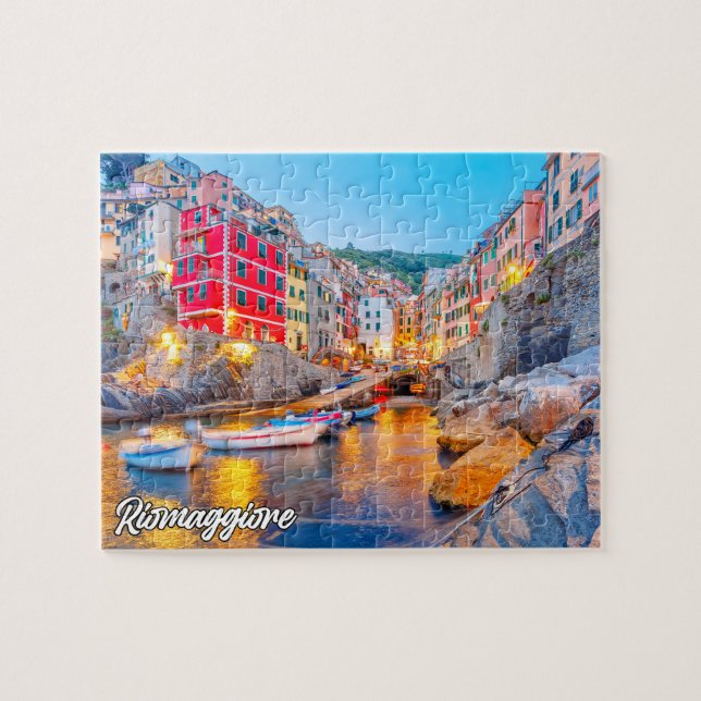 Atemberaubendes Riomaggiore, Italien Puzzle (Horizontal)