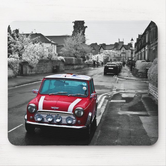 Atemberaubendes rotes Mini Mousepad (Vorne)