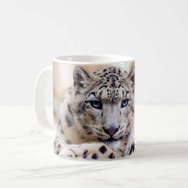 Atemberaubendes Schneeballportrait Kaffeetasse (Vorderseite Links)