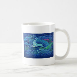 Atemberaubendes Vintages russisches blaues Tasse
