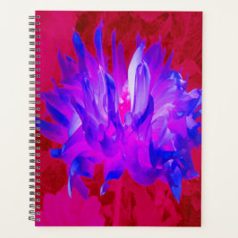 Atemberaubendes Violet Blau und Hot Pink Kaktus Da Planer