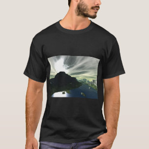 Atemberaubendes Wasser Panoramablick T-Shirt