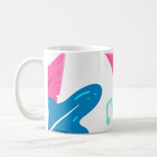 Atemberblatternmuster  kaffeetasse
