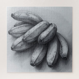 Atemberbrettzeichnung einer Banane Puzzle