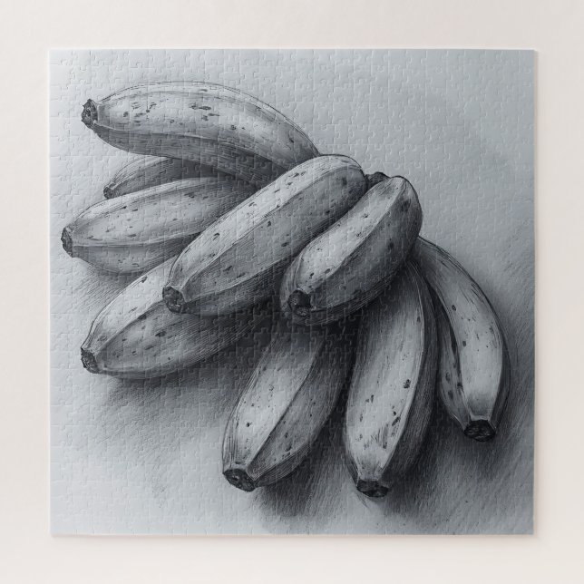 Atemberbrettzeichnung einer Banane Puzzle (Vertikal)