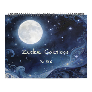 Atemberhabende Zodiak-Symbole basierend auf dem 1. Kalender