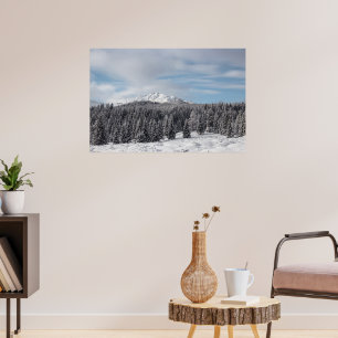 Atemberkende Winterlandschaft Poster
