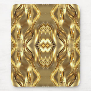 Atemberkendes goldenes abstraktes Design Mousepad