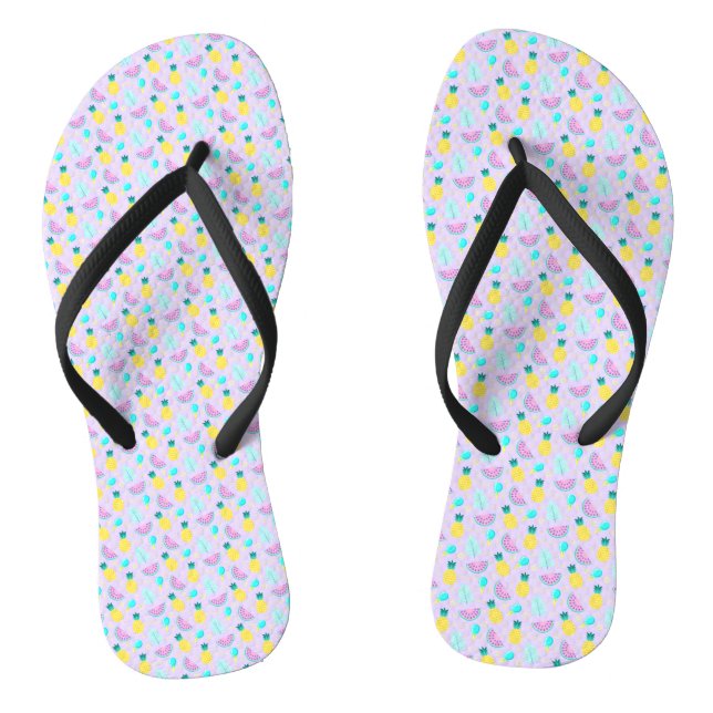 Atembermusterndes Fruchtmuster Flip Flops (Fußbett)