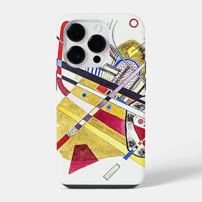 Atembernde Abstraktion - Kandinsky iPhone Hülle (Rückseite)