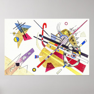 Atembernde Abstraktion - Wassily Kandinsky Kunst Poster