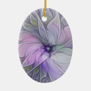 Atembernde Schönheit Moderne Abstrakte Fraktal Kun Keramik Ornament