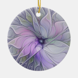 Atembernde Schönheit Moderne abstrakte fraktale Ku Keramik Ornament