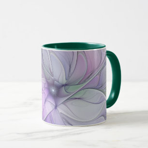 Atembernde Schönheit Moderne abstrakte fraktale Ku Tasse