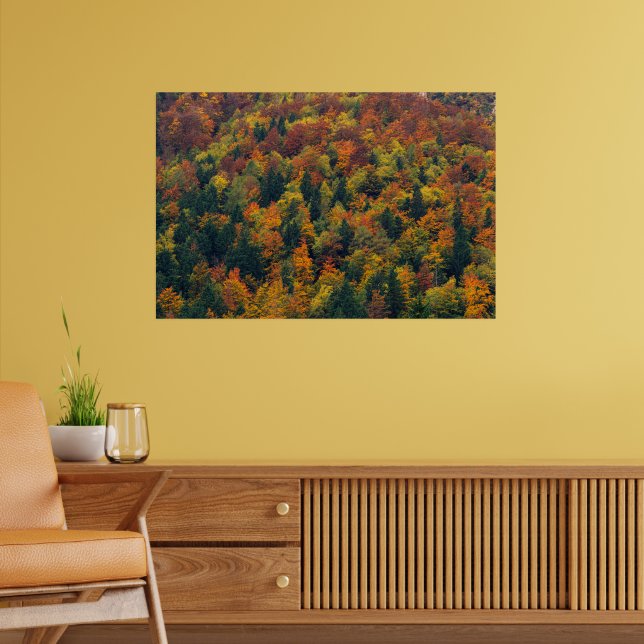Atembernder Herbstwald Poster (Wohnzimmer 2)