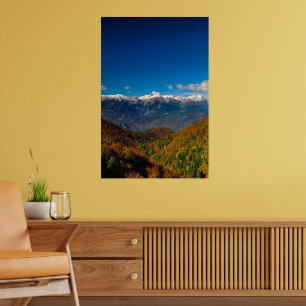 Atembernende Herbstlandschaft mit Blick auf den Be Poster