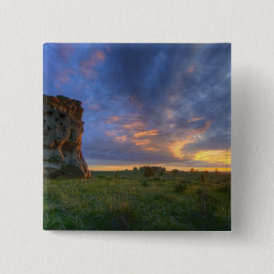 Atemembernde Sonnenuntergangs-Himmel an den Medici Button