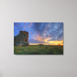 Atemembernde Sonnenuntergangs-Himmel an den Medici Leinwanddruck