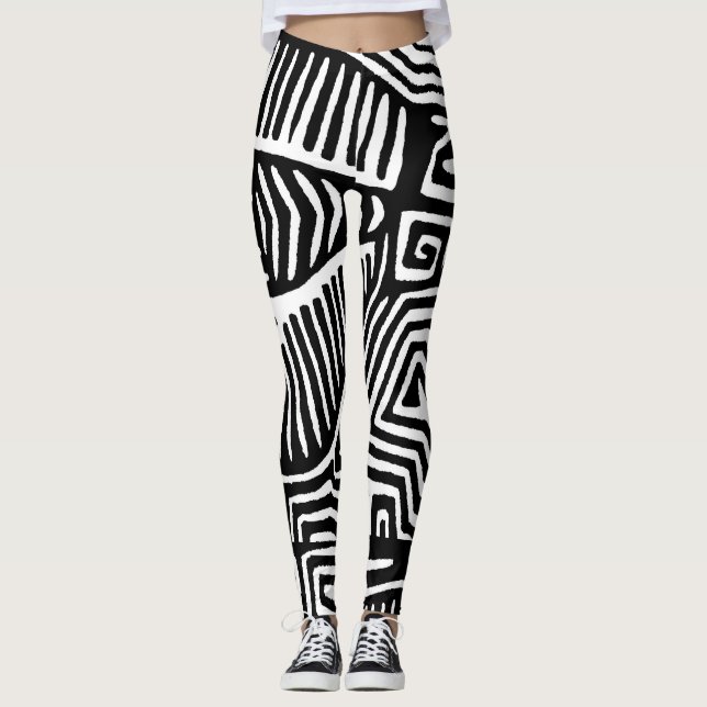 Atemstraffe Leggings (Vorderseite)