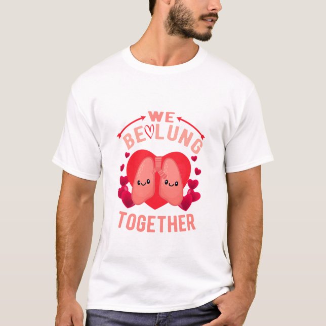 Atemtherapeut Couple Wir sind zusammen T-Shirt (Vorderseite)