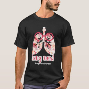 Atemtherapeut mit Lunge Nerd itte T-Shirt