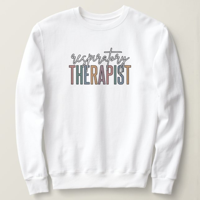 Atemtherapeut RT Geschenke Sweatshirt (Design vorne)