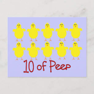 Atemtherapie Geschenke "10 von PEEP" Funny Postkarte