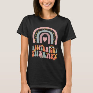 Atemtherapie Groovy Retro Vintag Rainbow C T-Shirt