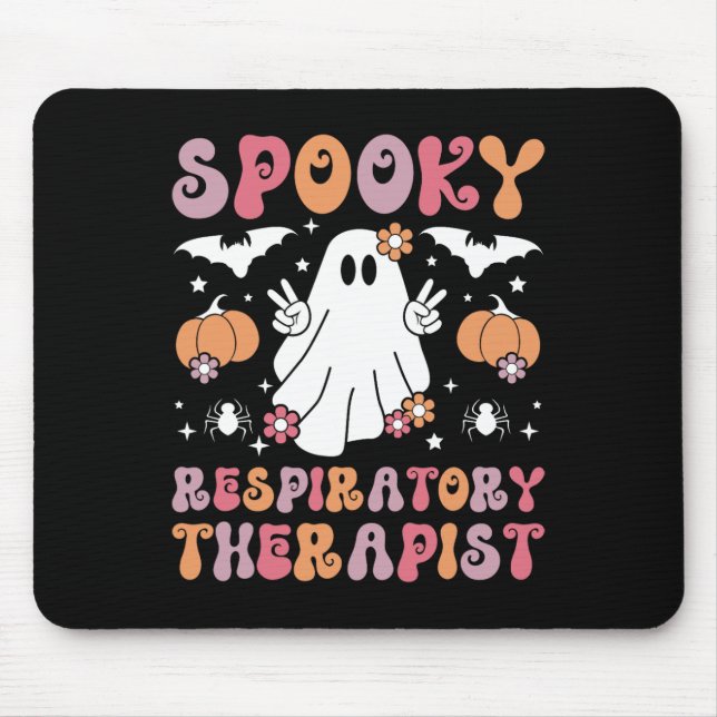Atemtherapie Halloween Mousepad (Vorne)