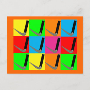 Atemtherapie Popart Laryngosope Geschenke Postkarte
