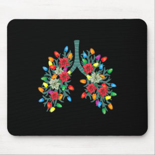 Atemtherapie Weihnachtslichttherapeut Lung Mousepad