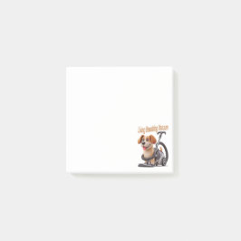 Atemvakuum Hund Post-it Klebezettel