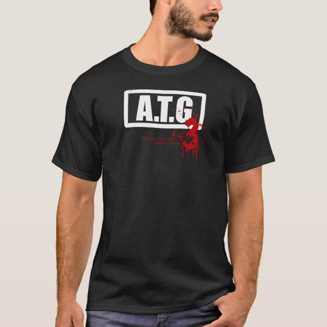ATG 3 - Schwarzer T - Shirt (Vorderseite)