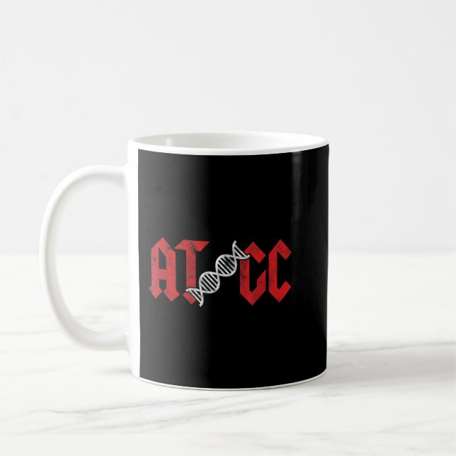 ATGC Bioinformatik Bioinformatiker Informatik Kaffeetasse (Links)