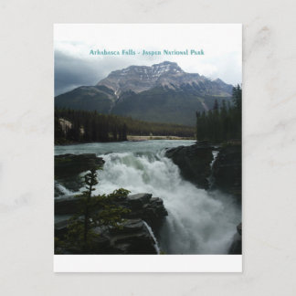 Athabasca Falls Jasper Nationalpark Postkarte
