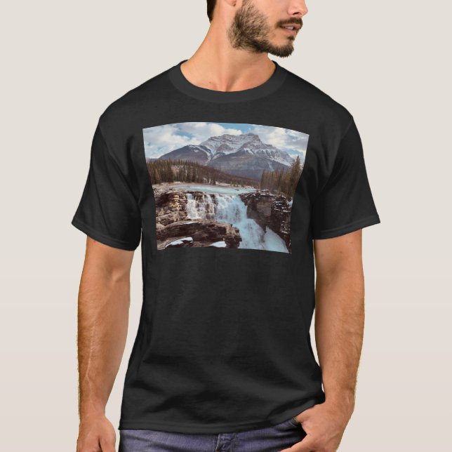 Athabasca Falls Premium T-Shirt (Vorderseite)