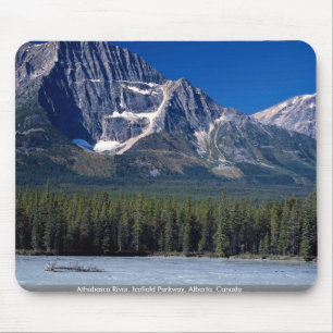 Athabasca Fluss, Icefield Allee, Alberta, Kanada Mousepad