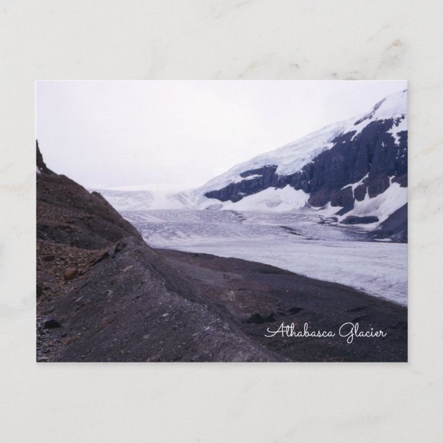 Athabasca Glacier Columbia Icefield Alberta Kanada Postkarte (Vorderseite)