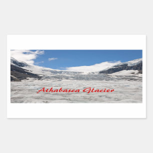 Athabasca Gletscher-Aufkleber Rechteckiger Aufkleber
