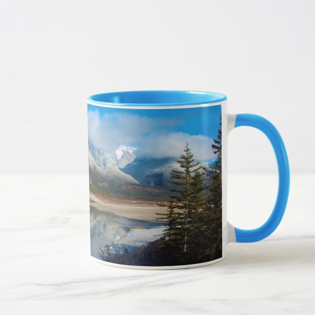 Athabasca River, Jasper Nationalpark, Alberta Tasse (Rechts)
