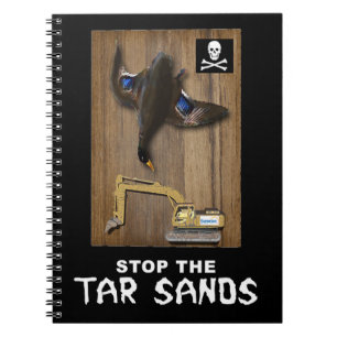Athabasca Tar Sands Duck Mount Notizblock