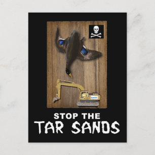 Athabasca Tar Sands Duck Mount Postkarte