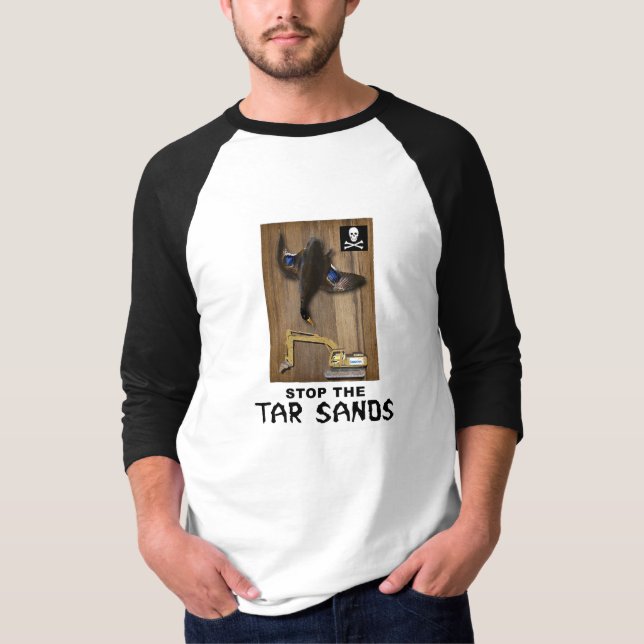Athabasca Tar Sands Duck Mount T-Shirt (Vorderseite)
