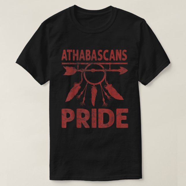 Athabascans Prix Indianerin für Vintage Geschenke  T-Shirt (Design vorne)
