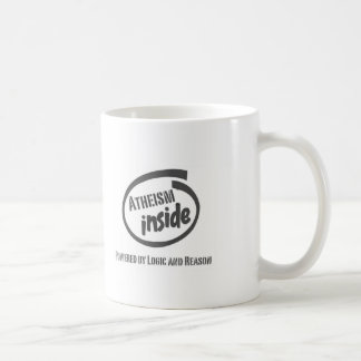 Atheism Inside Powred by logic and reason Kaffeetasse