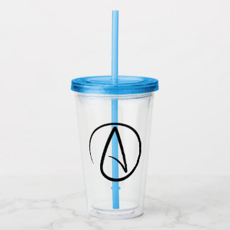 Atheism Symbol - Atheist Sign Acryltrinkbecher