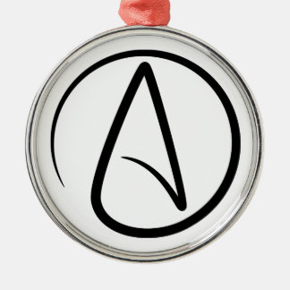 Atheism Symbol - Atheist Sign Ornament Aus Metall
