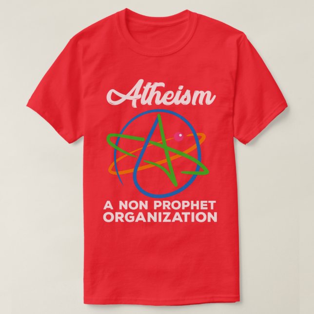 Atheismus Funny Religious T-Shirt (Design vorne)