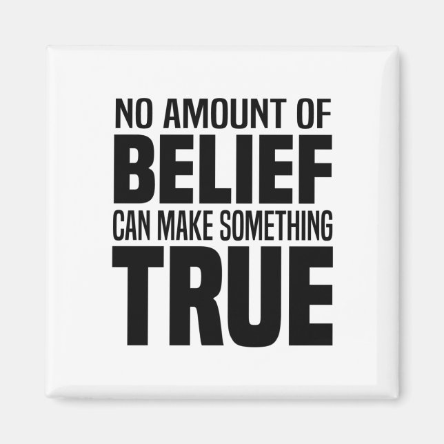 Atheismus Magnet (Vorne)