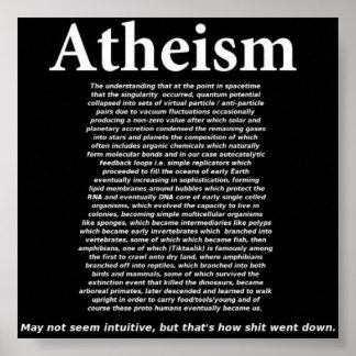 Atheismus Poster